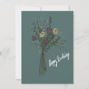 Birthday Card "Flowers"