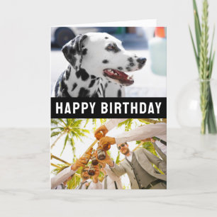 Birthday Card Folded 2 Photos & Text