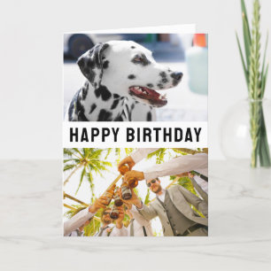 Birthday Card Folded 2 Photos & Text