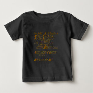 Birthday Card for a Christian Friend Baby T-Shirt