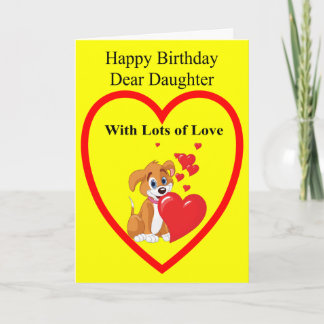 Birthday Card for a Daughter