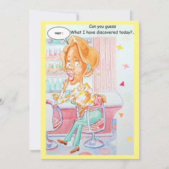 Birthday card for a friend.  (Front)