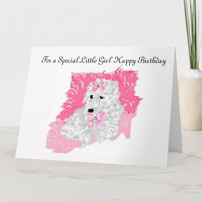 Birthday Card for a Little Girl (Front)