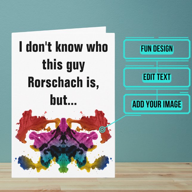 Birthday Card for a Psychologist or Psychiatrist (This makes for the perfect card for that talented psychologist or psychiatrist friend of yours.)
