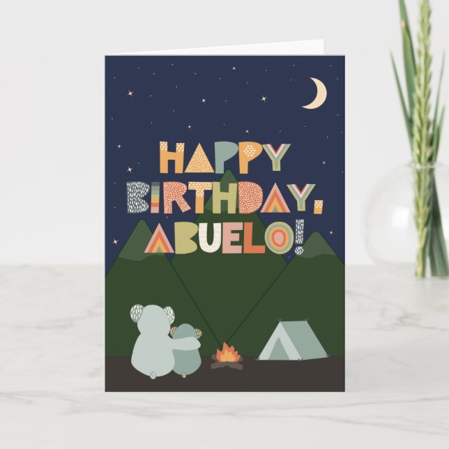 Birthday Card for Abuelo (Front)