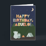 Birthday Card for Abuelo<br><div class="desc">Birthday Card for Abuelo. You call your grandfather Abuelo, not Grandpa. (Abuelo means grandfather in Spanish.) So give your Abuelo a birthday card made especially for him! This cute outdoorsy card is perfect for any Abuelo who loves camping, nature, the outdoors, and looking up at the stars in the night...</div>