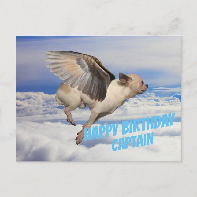 Birthday Card for Airplane Pilot (Front)