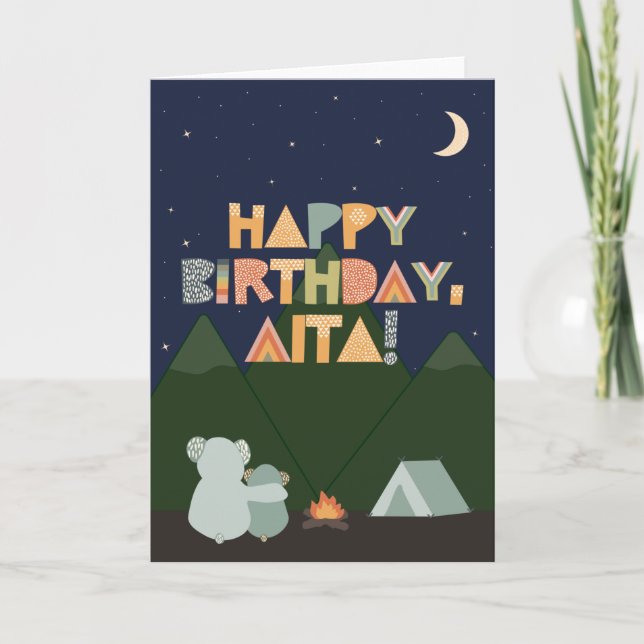 Birthday Card for Aita (Front)