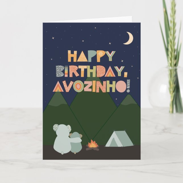 Birthday Card for Avozinho (Front)