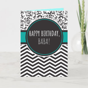Birthday Card for Baba