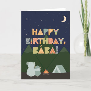 Birthday Card for Bába