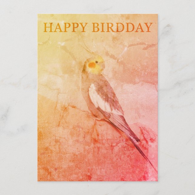 Birthday Card for Bird Lovers (Front)