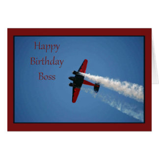 boss birthday cards invitations zazzlecouk