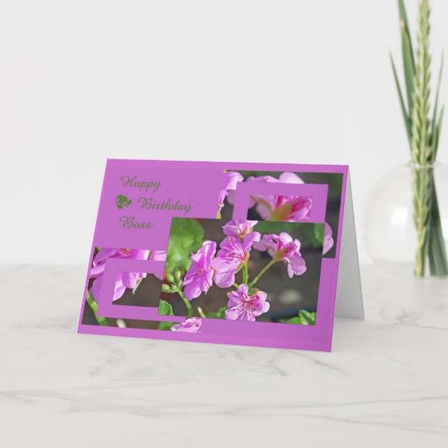 Birthday Card For Boss (Front)