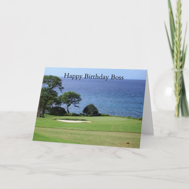 Birthday Card For Boss (Front)