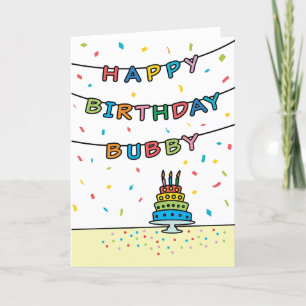 Birthday Card for Bubby