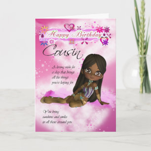 Birthday card for Cousin, Moonies Cutie Pie collec