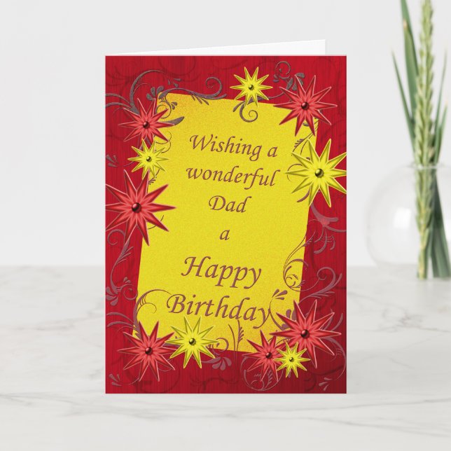 Birthday card for dad (Front)