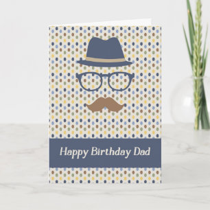 Birthday Card for Dad with Polka Dots