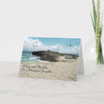 Birthday Card for Daughter's 29th<br><div class="desc">Beautiful sea,  birds and a small boat on the sand make this a special card for your daughter's 29th birthday,  especially if she loves the beach.  The image of this beach was taken on one of the Caribbean Islands.</div>