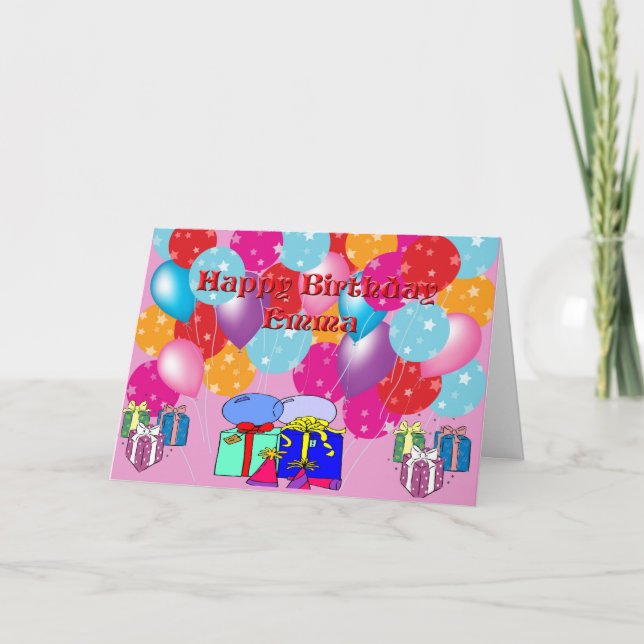 Birthday Card For Emma (Front)