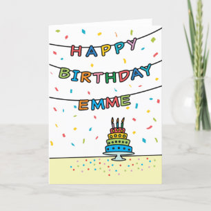 Birthday Card for Emme