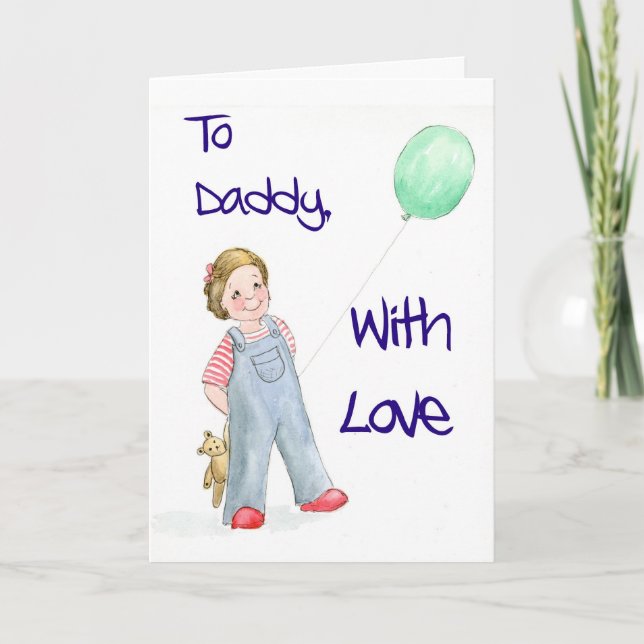 Birthday Card for Father (Front)