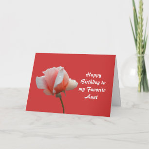 Birthday Card for Favourite Aunt