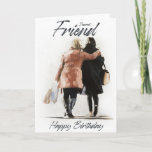 Birthday Card for Female Friend<br><div class="desc">Show your friend how much you care with this unique birthday card for a female friend,  featuring a painting by James Coates</div>