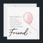 Birthday Card For Friend - soul sister<br><div class="desc">Introducing our "Soul Sister Birthday Card" – the ideal way to celebrate the birthday of that special friend who feels like a sister to your soul. This birthday card is designed with heartfelt sentiments in mind, acknowledging the deep and meaningful connection you share with your friend, your soul sister. It's...</div>