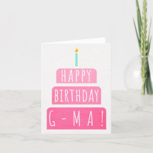 Birthday Card for G-Ma