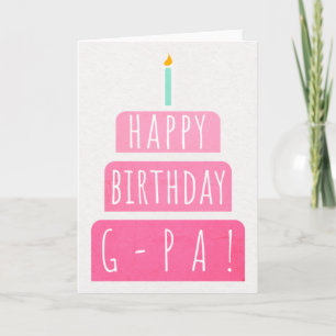 Birthday Card for G-Pa