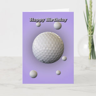 Birthday Card for Golfer