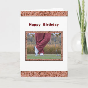 Birthday Card for Golfer