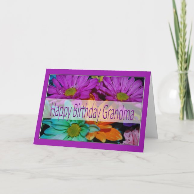 Birthday Card For Grandma (Front)