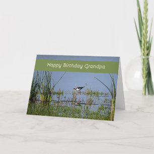 Birthday Card for Grandpa with Nature