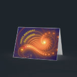 Birthday card for grandson<br><div class="desc">Swirling lights shine out from this original art birthday card. See all ages and relationships in my store: http://www.zazzle.com/eggznbeenz</div>