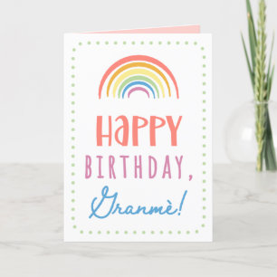 Birthday Card for Granmè