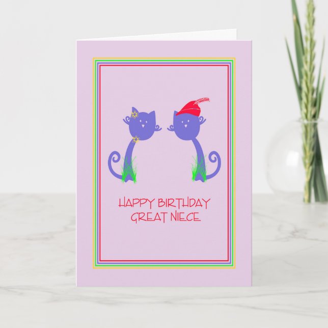 Birthday Card for Great Niece (Front)