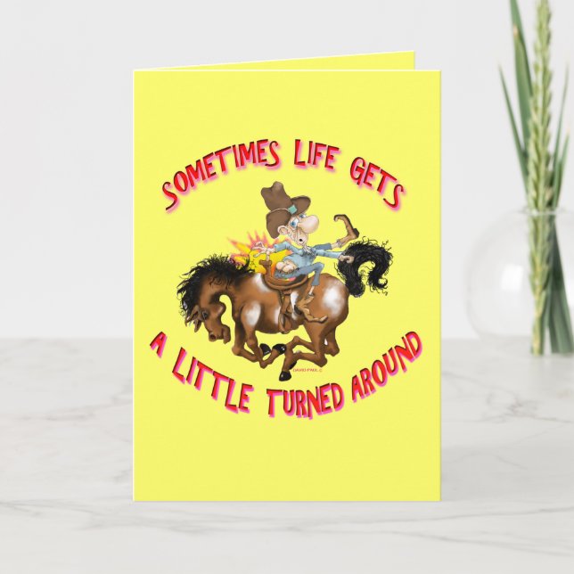 Birthday Card for hard times (Front)