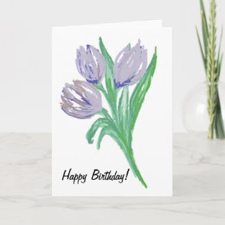 Birthday Card for Her 5" x 7" Folded Greeting Card