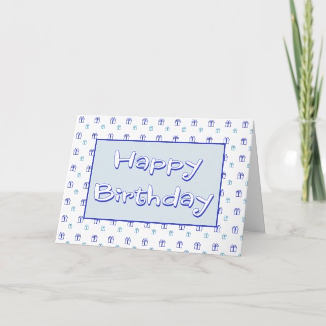 Birthday Card For Him (Front)