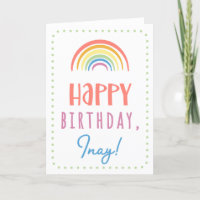 Birthday Card for Inay