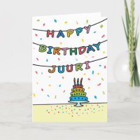 Birthday Card for Juuri