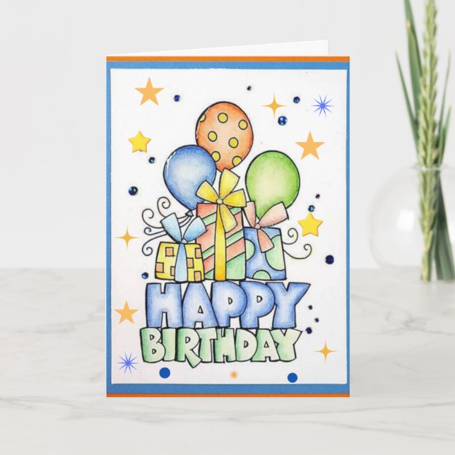 BIRTHDAY CARD FOR KID (Front)