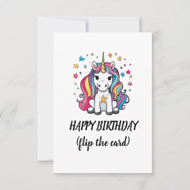 Birthday card for kids  (Front)