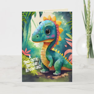 Birthday Card for Kids Who Love The dinosaurs most