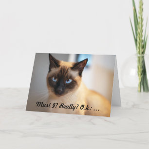 Birthday Card for Lovers of grumpy Cats