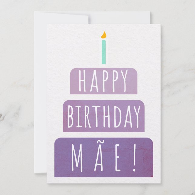 Birthday Card for Mae (Front)