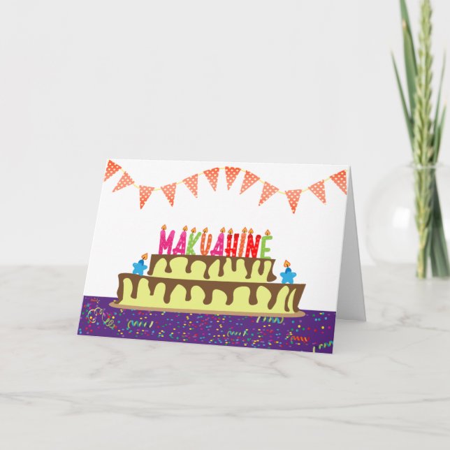 Birthday Card for Makuahine (Front)